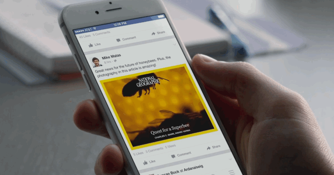 Facebook instant articles